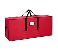 VALORCASA Sattiyrch - Borsa portaoggetti per albero di Natale, resistente Oxford 600D, contenitore extra large fino a 15,2 cm, alberi artificiali smontati, 114,3 x 38,1 x 50,8 cm (M)