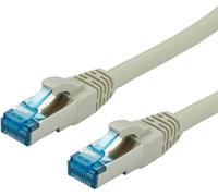 Valore - Cavo patch - RJ -45 (M) a RJ -45 (M) - 7 m - SFTP, PIMF - Cat 6A - Halogen -free, Senza gancio - grigio (21.99.0866) NEW