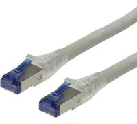 Valore - Cavo patch - RJ -45 (M) a RJ -45 (M) - 90 M - SFTP, PIMF - CAT 6A - Halogen -Green, sagomato, robusto - grigio (21.99. NEW