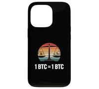 Valore di uguaglianza di Bitcoin 1BTC = 1BTC libertà monetaria bitcoin Custodia per iPhone 13 Pro