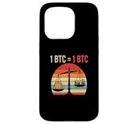 Valore di uguaglianza di Bitcoin 1BTC = 1BTC libertà monetaria bitcoin Custodia per iPhone 15 Pro