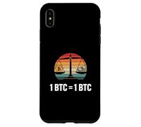 Valore di uguaglianza di Bitcoin 1BTC = 1BTC libertà monetaria bitcoin Custodia per iPhone XS Max