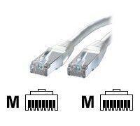 Valore s/ftp (pimf) cavo patch cat6/kl.e, grigio 1m NEW