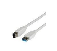 Valore USB 3.0 Cavo tipo A-B 08 m (11.99.8869) NEW