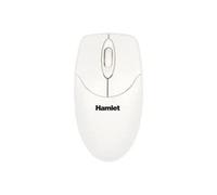 Hamlet OEM Mouse USB 1000 DPI 2 Tasti e Scroll Bianco