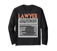 Valori nutrizionali Avvocato satira legale Maglia a Manica