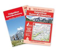 Valpelline, Saint-Barthelemy carta dei sentieri 1:25.000. Con guida Trekking Week-end. Ediz. multilingue