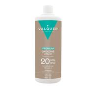 VALQUER Acqua Ossigenata Premium in Crema 20 Volumi 6% | Ossidante Professionale Profumato per Colorazione Permanente e Decolorazione con Olio di Argan | Formula Vegana | 1 L