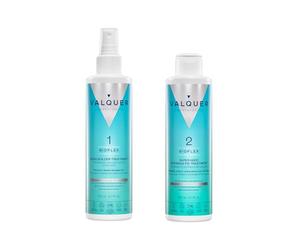 Valquer Bioplex Pack, Bond Reconstructor n.1 e Trattamento Intensivo n.2, per Capelli Danneggiati e Colorati, 200 ml + 200 ml