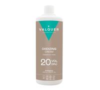 Valquer - Crema Professionale Ossigenata Valquer Stabilizzata, 20 Volumi (6%) - Colorazione permanente dei capelli - Uso professionale parrucchiere - Formulazione Vegana - 1000 Ml