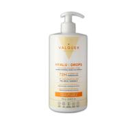 VALQUER Hyaludrops Crema Corpo Arancia e Vaniglia | 700 ml | Idrata fino a 72 ore | Con acido ialuronico e niacinamide | Adatta a pelli secche e sensibili