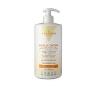 Valquer Hyaludrops Crema corpo idratante all'arancia e vaniglia. Lozione per pelli secche e sensibili, fino a 72 ore di idratazione nutriente con acido ialuronico, niacinamide e burro di karité 700 ml