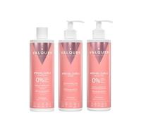 VALQUER Kit Curly Girl Shampoo, Maschera e Booster Ricci | 400+275+300 ml