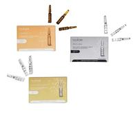 VALQUER Kit Maschere Viso Lifting, Peeling e Vitamina C | 3 x 5 x 2 ml | Idrata, rassoda e rinnova la pelle | Trattamento viso completo | Formula vegana