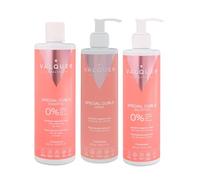 Valquer - Kit Metodo Ricci: Shampoo, Maschera e Booster - Senza Solfati e Sale - 96% Ingredienti Naturali - Capelli Ricci Definiti e Idratati - 400 ml + 290 ml + 300 ml