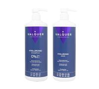 Valquer - Confezione Acido Ialuronico, Shampoo e Maschera Capillare - Idratazione Intensa, Capelli Lisci, 1L, Cura dei Capelli.