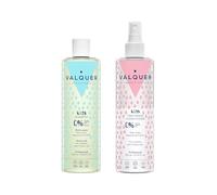 VALQUER Pack Capelli Bambini Zero Shampoo + Balsamo Bifasico | 400+300 ml