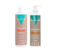 Valquer Pack Power Color Capelli Tinti Rame: Shampoo 400 ml + Maschera 275 ml - Colorazione temporanea