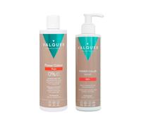 Valquer Pack Power Color Capelli Tinti Rosso: Shampoo 400 ml + Maschera 275 ml - Colorazione temporanea