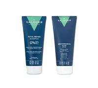 Valquer Pack Shampoo Riparatore e Maschera Capelli di Oliva per capelli danneggiati. Idratazione dei capelli. Vegano 180 ml + 180 ml