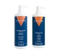 Valquer Profesional Confezione shampoo + maschera effetto ghiaccio capelli lisci senza sale, senza siliconi, senza parabeni e solfati. - 2L