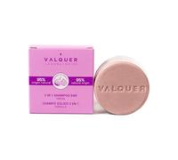 VALQUER Shampoo Solido 2 in 1 alla Cipolla | 70 g | Deterge e districa in un solo gesto | Con estratto di cipolla | Formula Zero vegana