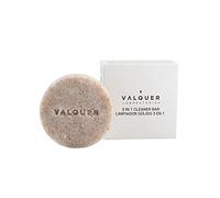VALQUER Sugar Detergente Viso Solido 3 in 1 con Albicocca | 50 g | Esfolia deterge e tonifica | Nocciolo di albicocca | Formula Zero vegana | Pelle liscia e luminosa