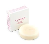 VALQUER Velvet Gel Solido con Olio di Rosa Canina | 50 g | Pelli sensibili e secche | Olio di rosa canina | Formula Zero e vegana | Deterge e idrata delicatamente