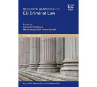 Valsamis Mitsilegas Research Handbook on EU Criminal Law (Copertina rigida)