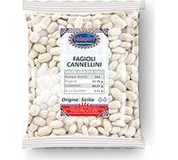Valsapori - FAGIOLI CANNELLINI SECCHI - CONFEZIONE 1000 Gr | Legumi Secchi Italiani Coltivati in Regime Controllato, ottimi per preparare Zuppe, Insalate, Vellutate e ricette salutari