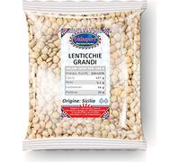 Valsapori - LENTICCHIE GRANDI ESSICCATE AL NATURALE - CONFEZIONE 1000 Gr | Legumi Secchi Italiani Coltivati in Regime Controllato, ottimi per preparare Zuppe, Insalate, Vellutate e ricette salutari