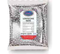 Valsapori - LENTICCHIE NERE ESSICCATE AL NATURALE - CONFEZIONE 1000 Gr | Legumi Secchi Italiani Coltivati in Regime Controllato, ottimi per preparare Zuppe, Insalate, Vellutate e ricette salutari