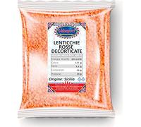 Valsapori - LENTICCHIE ROSSE DECORTICATE ED ESSICCATE - CONFEZIONE 1000 Gr | Legumi Secchi Italiani Coltivati in Regime Controllato, ottimi per preparare Zuppe, Insalate, Vellutate e ricette salutari