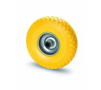 Valsecchi Aldo 46P Ruota Antiforo per Carrelli, Giallo