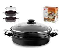 Valsecchi Vaporiera Alluminio antiaderente (28cm) Nero 701540