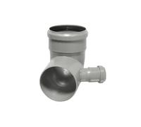 Valsir Curva in PP per Scarico WC HTB con Attacco Bicchiere SX 110/50mm