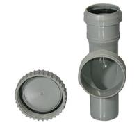 Valsir Ispezione PP HTRE con Tappo Tondo filettato 50mm, Multicolore, Standard