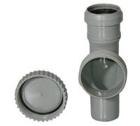 Valsir Ispezione PP HTRE con Tappo Tondo filettato 75mm, Multicolore, Standard