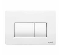 Placca di scarico WC meccanica doppio pulsante Valsir Tropea Bianco VS0871301
