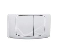 PLACCA DOPPIA SCARICO RIOS VALSIR Bianco VALSI