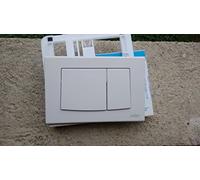 Valsir - Placca doppia Debit ABS bianca Valsir Winner 2