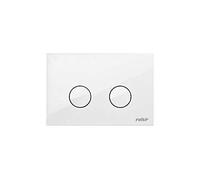 Valsir Placca Doppio Scarico a Parete ABS Meccanica P4 Bianca 4/9 lt. per Tropea S …