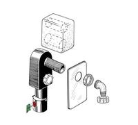 VALSIR sifone INCASSO acciaio inox LAVATRICE STAR