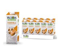 Valsoia - Bevanda Mandorla Drink, Box da 10 Tetra Brik Asettico da 1000 ml, 100% Vegetale, Senza Lattosio e Glutine, con Calcio e Vitamine, Ideale anche per Vegani, Vegetariani e Celiaci