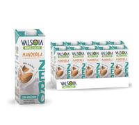 Valsoia - Bevanda Mandorla Zero Zuccheri, Box da 10 Tetra Brik da 1000 ml, 100% Vegetale, Senza Lattosio e Glutine, con Calcio e Vitamine, Ideale anche per Vegani, Vegetariani e Celiaci