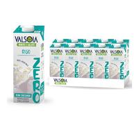 Valsoia - Bevanda Riso Zero Zuccheri, Box da 10 Tetra Brik da 1000 ml, Vegetale, Senza Lattosio e Glutine, con Calcio e Vitamine, Ideale anche per Vegani, Vegetariani e Celiaci