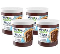 Valsoia, Crema Vegetale alle Nocciole, 200 g (Confezione da 4)