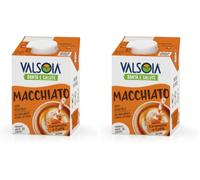 Valsoia - Macchiato Vegetale con Caramello e Caffè, a Base di Avena, Con Calcio e Vitamina B12, Senza Lattosio, Pochi Grassi Saturi, 100% Vegetale, Confezione da 1000 ml
