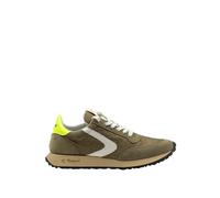 Valsport Scarpe Sneaker Artigianali Pelle Made in Italy Start Run Nylon Vintage Olive