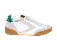 Valsport Scarpe Sneaker Artigianali Made in Italy Volley Tomaia Nylon Pelle Bianco Beige Verde
